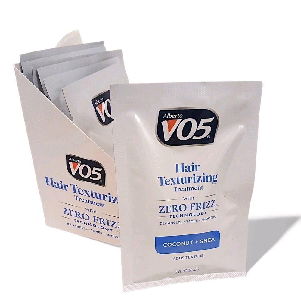 Pro Salon 7 Packages V05 Hair Texture Treatment Anti Frizz Detangle Cocunut Shea